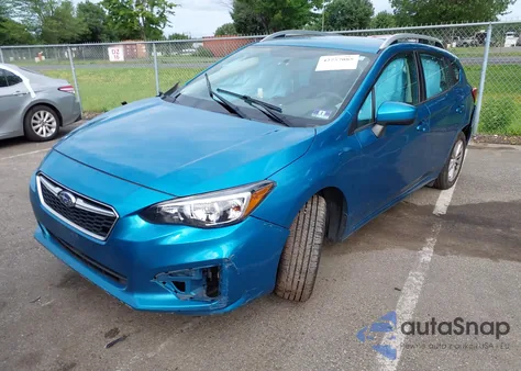 2017 Subaru Impreza 2.0I Premium z USA, uszkodzony, nr VIN 4S3GTAB68H3739785